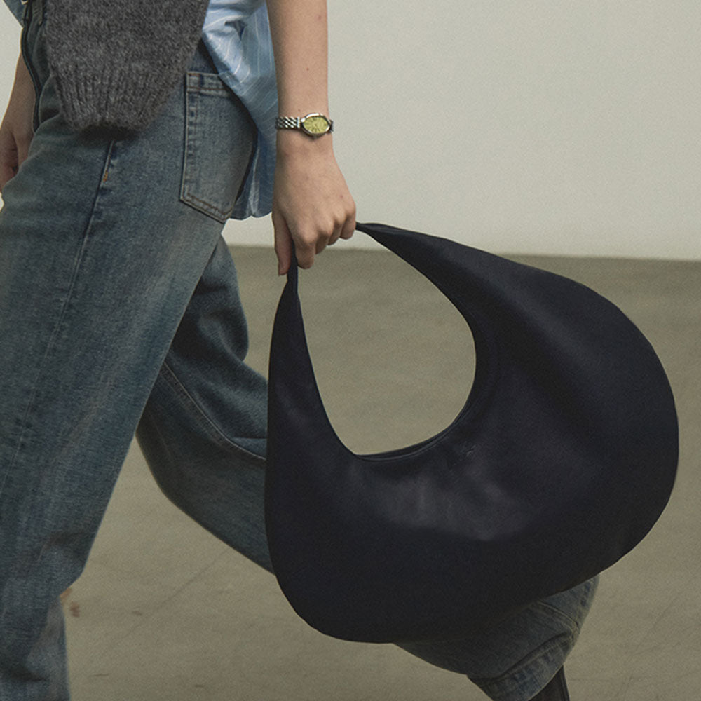 Geantă de umăr Pebble - Midnight Navy