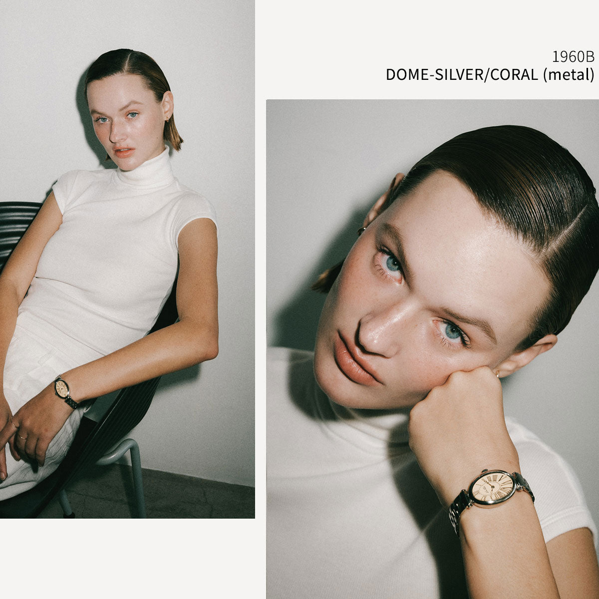 Dome-Silver/Coral