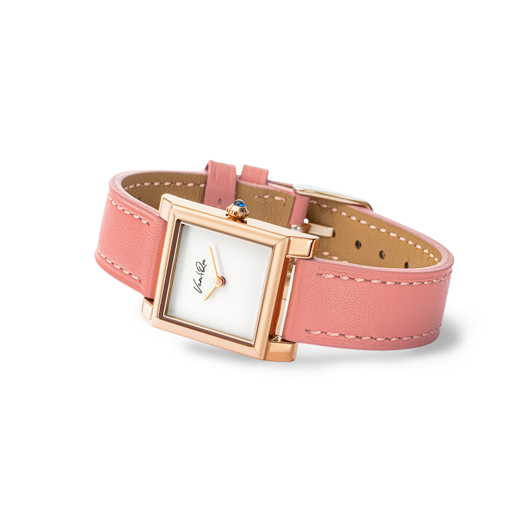 DORIS-Rosegold/White/Coral