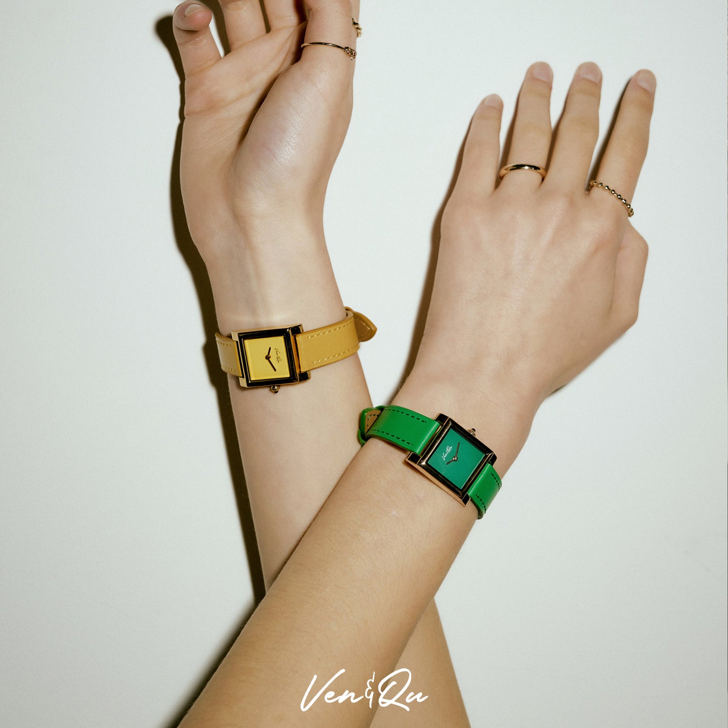 DORIS-Rosegold/Green