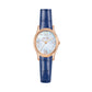 Gemme-Or rose/Opale (Cuir bleu marine) 