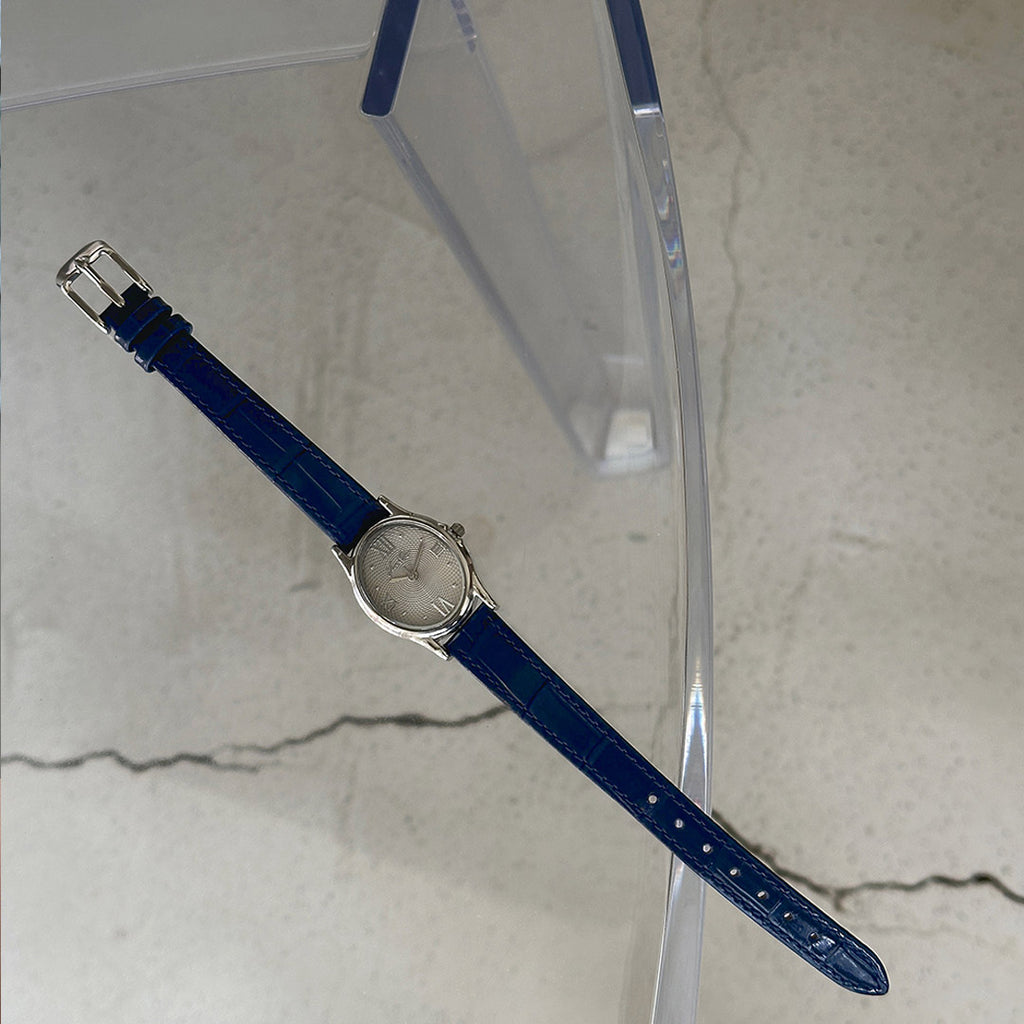 Gem-sølv/taupe (marine skinn)