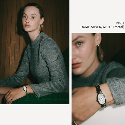 Dome-Silver/White