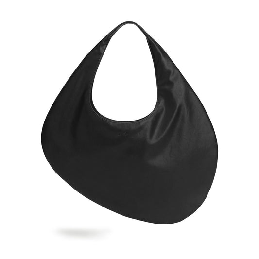 Pebble Shoulder Bag - Black