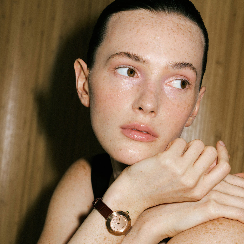 Volante Atelier-Rosegold (braunes Leder)