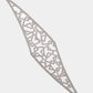 The Flow Linked Silk Scarf-Taupe Beige