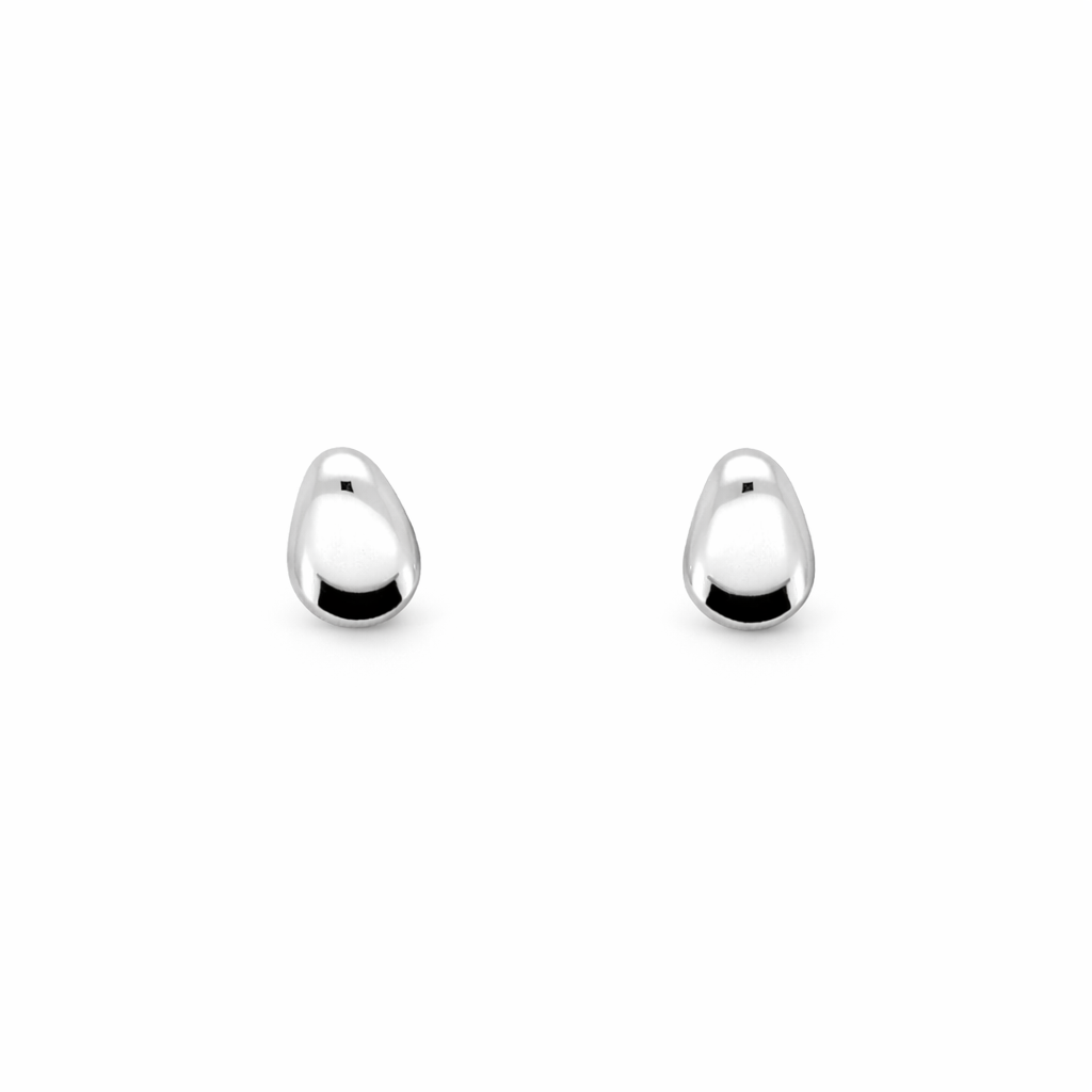 [925 Silver] 1900. Pebble earring