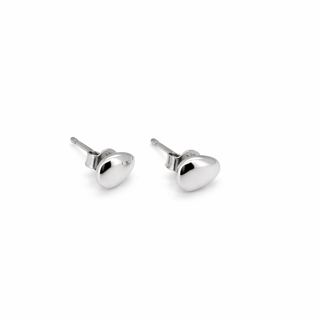 [925 Silver] 1900. Pebble earring