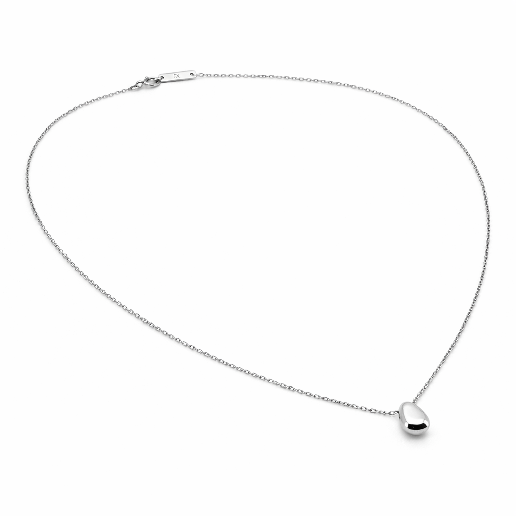 [925 Silver] 1900. Pebble necklace