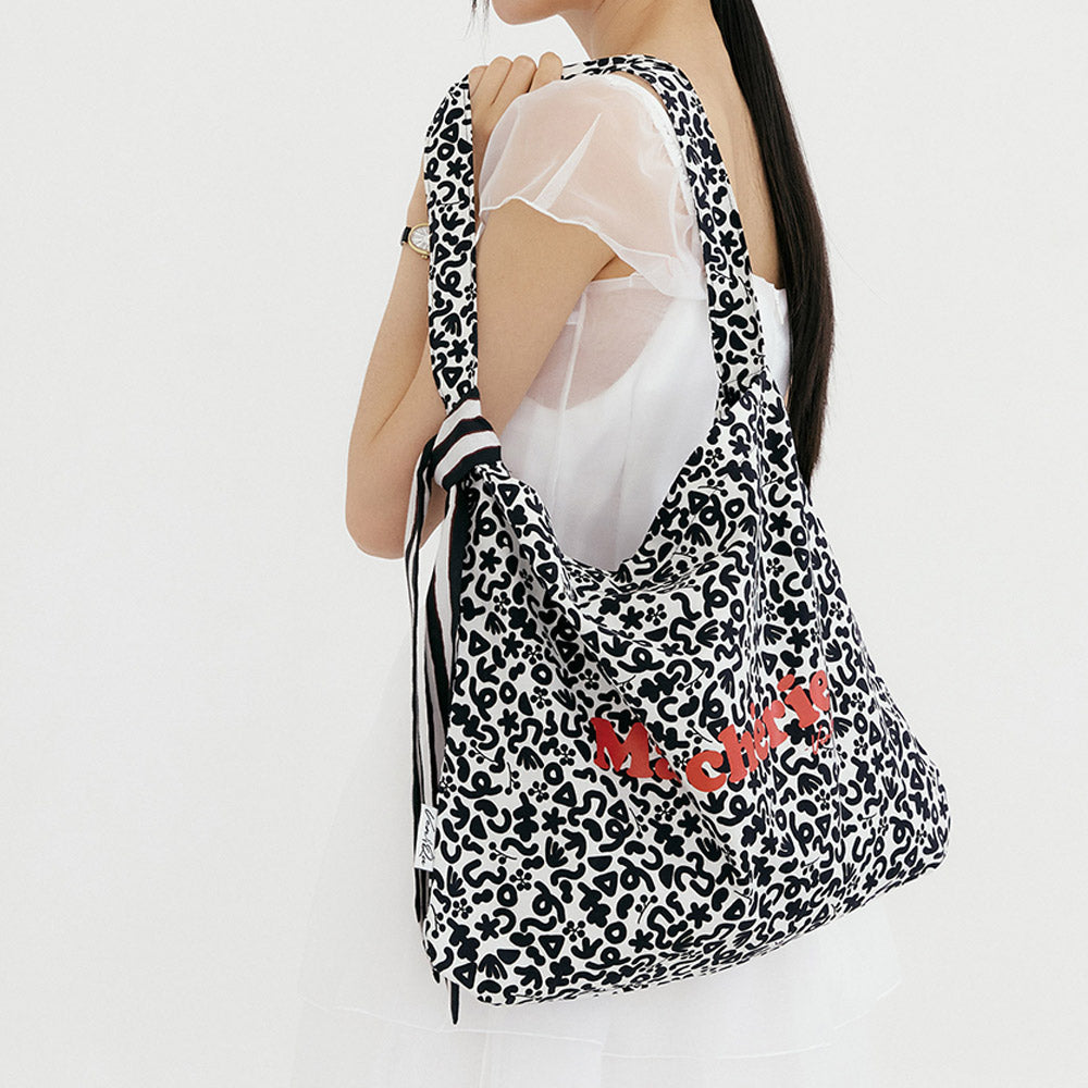 Ma Cherie Scarf Point Twill Oxford Bag - Beige