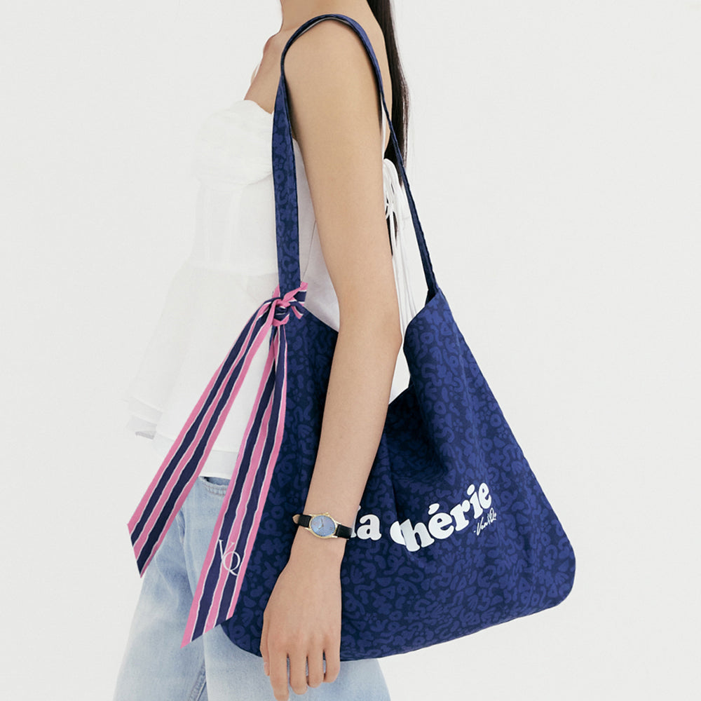 Ma Cherie Scarf Point Twill Oxford Bag - Beige