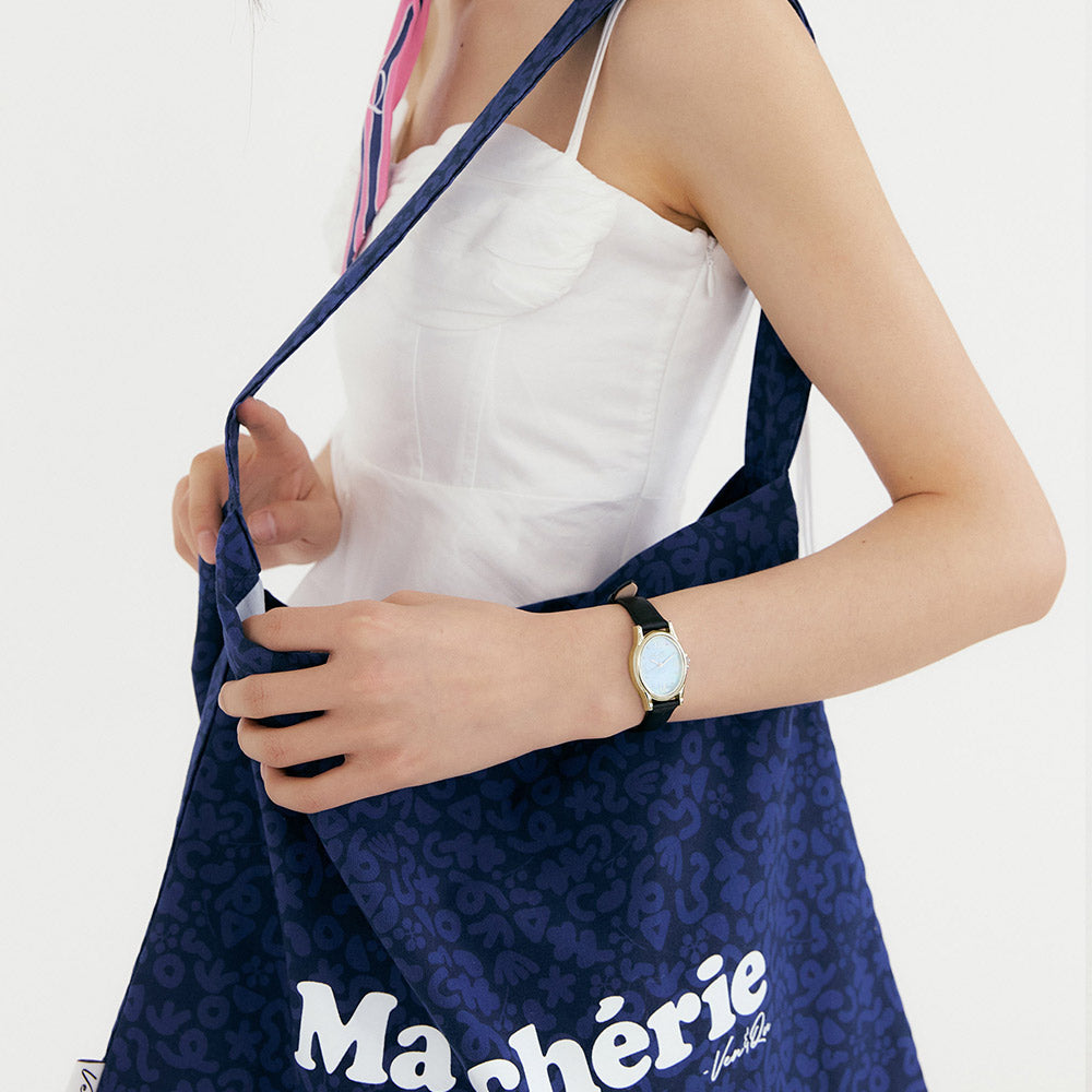 Ma Cherie Scarf Point Twill Oxford Bag - Beige