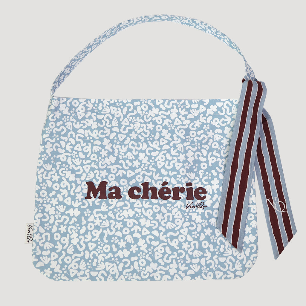 Ma Cherie Scarf Point Twill Oxford Bag - Beige