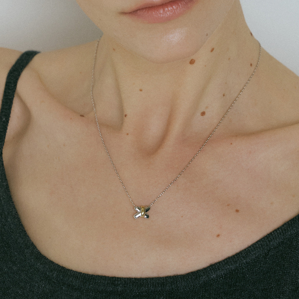 [925 sølv] 1901. Volum xo-kjede (18K)