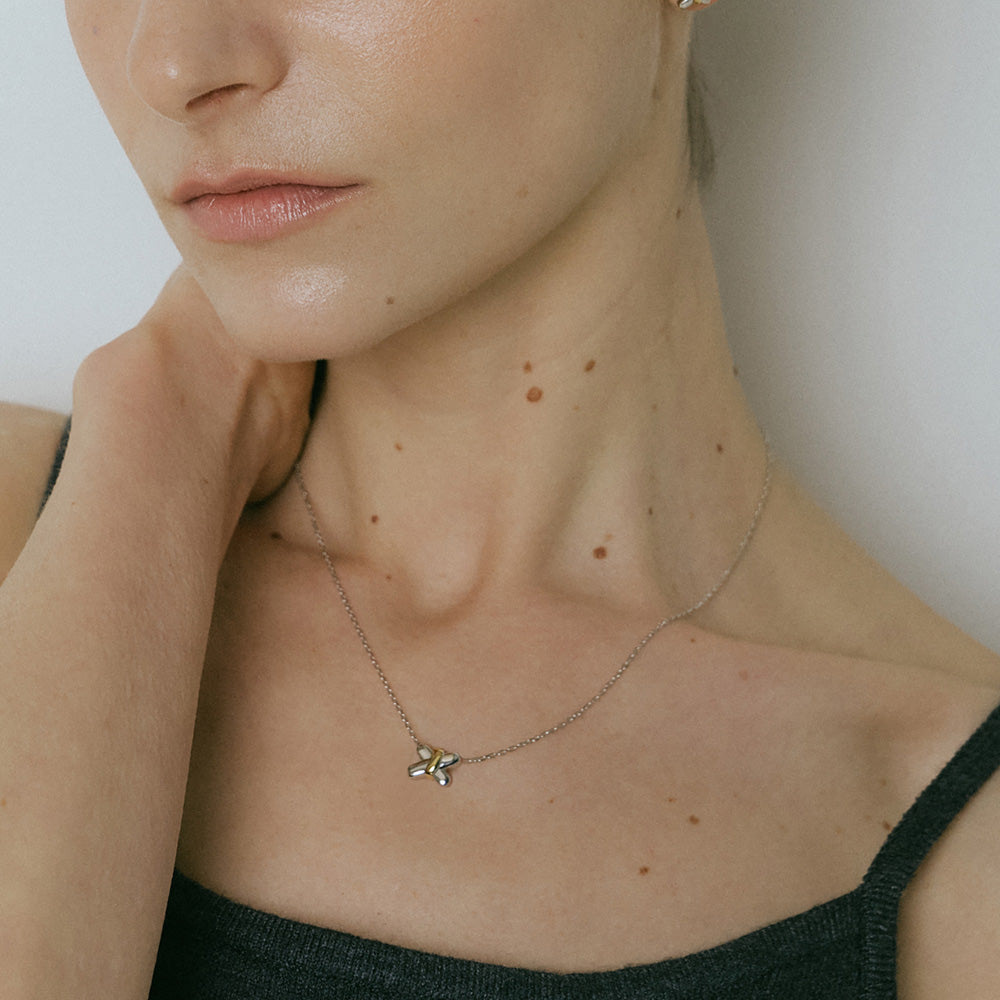 [925 sølv] 1901. Volum xo-kjede (18K)