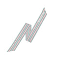 Ma Cherie-Pink Mint Stripe Long Scarf