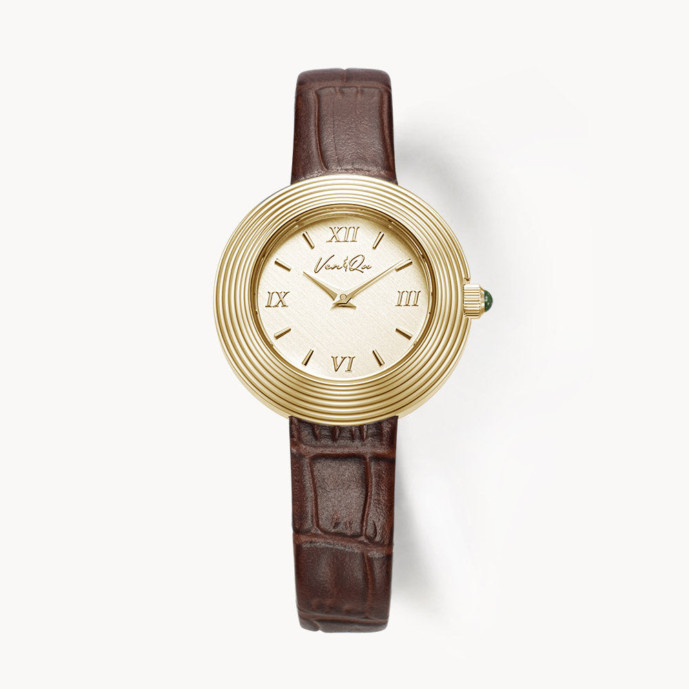 Volante Atelier-Gold (Brown leather)