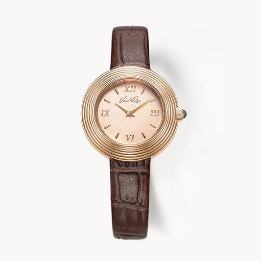 Volante Atelier-Rosegold (Brown leather)