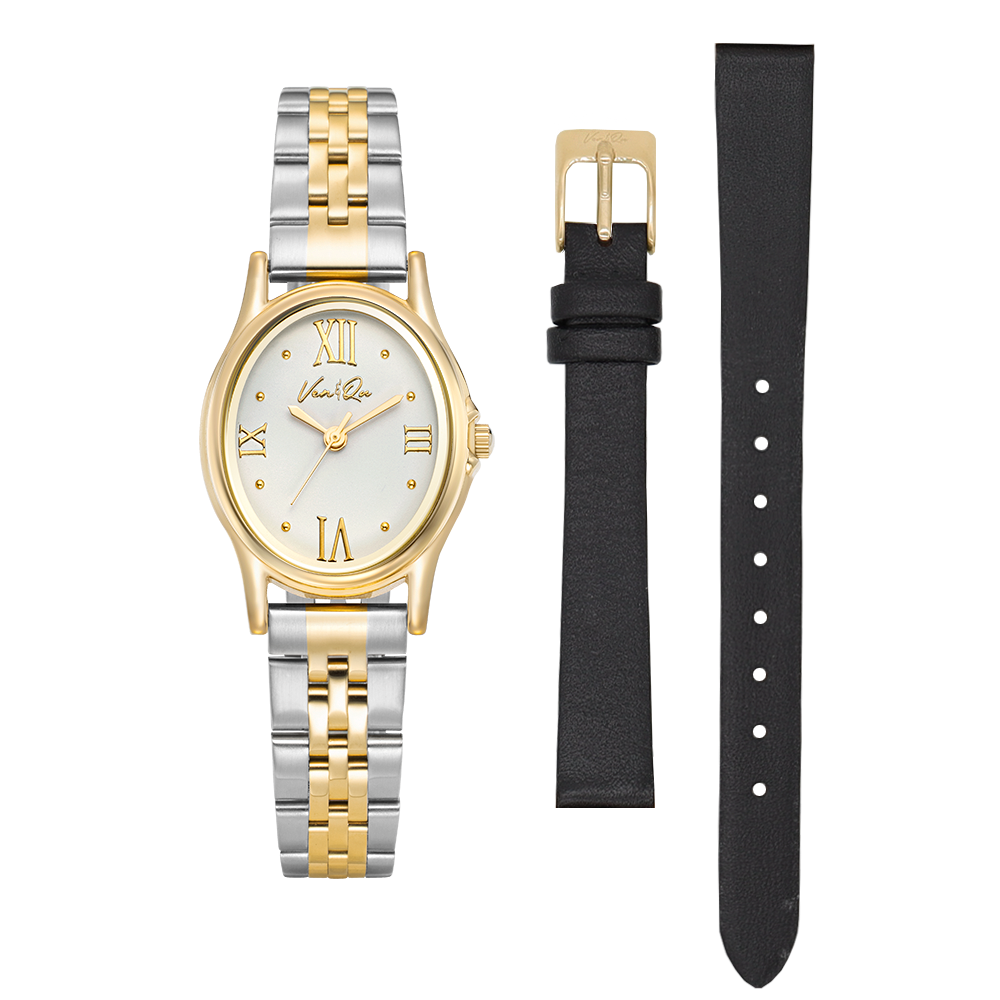 Ven&Qu Gem women's watch, gold and pearl with gold-toned metal band – additional photo 9