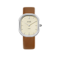 Louise-Silver/Vintage Ivory (unisex) (Brown leather)